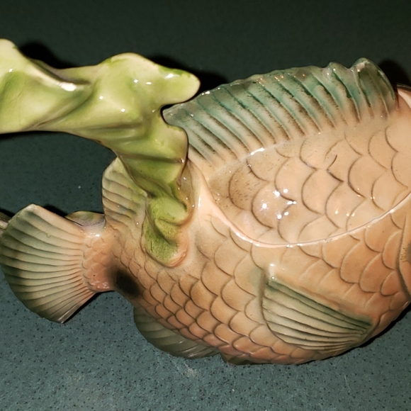 Custom vintage 1998 tropical fish Tea set - Picture 3 of 15